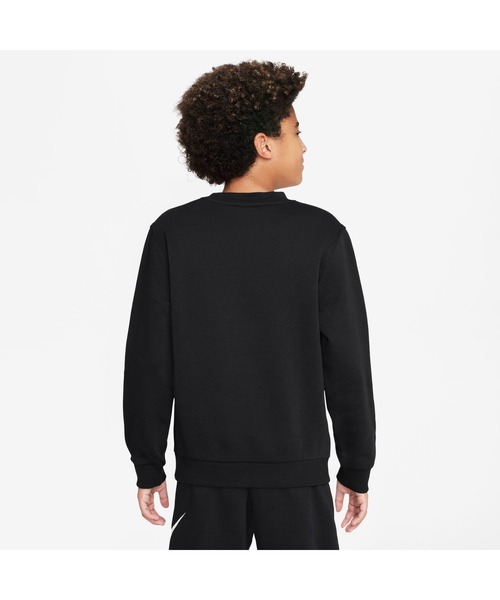 NIKE(ナイキ)の「ナイキ NIKE ナイキ YTH NSW クラブ LBR フリース L/S クルー(スウェット・キッズ・ブラック/ダークグレー・130cm/140cm/150cm/160cm)」の8枚目の写真