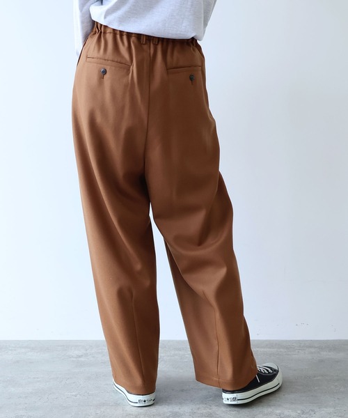 yuni（ユニ　）の「△washable wool wideパンツ（その他パンツ・レディース・ブラウン/グレー/ブラック/ベージュ/カーキ/アイボリー・S/M）」の12枚目の写真