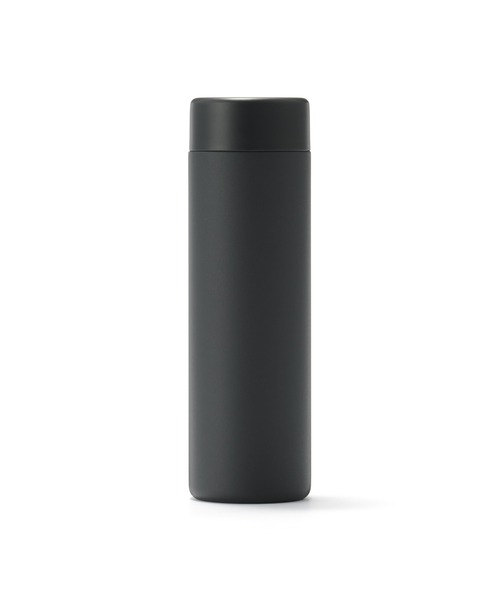 無印良品(ムジルシリョウヒン)の「真空断熱構造 保温保冷ボトル フラットタイプ 500mL(水筒・メンズ・ベージュ系/シルバー/ブラック・FREE)」の2枚目の写真