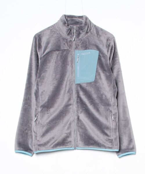 MARMOT(マーモット)の「マーモット Ws Balmy Fleece Jacket(ブルゾン・レディース・グレー/ダークオレンジ/ブラック・XL/L/M)」の3枚目の写真