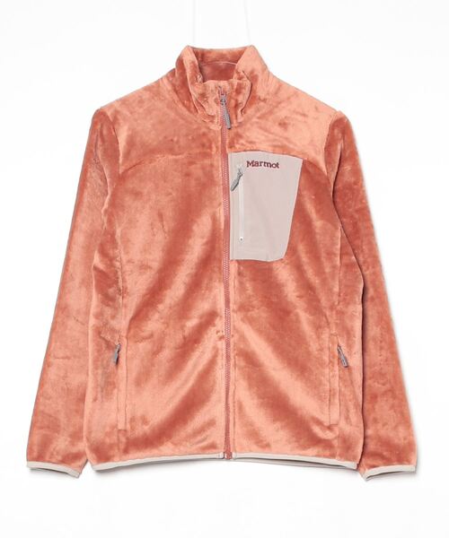 MARMOT(マーモット)の「マーモット Ws Balmy Fleece Jacket(ブルゾン・レディース・グレー/ダークオレンジ/ブラック・XL/L/M)」の1枚目の写真