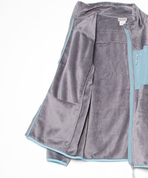 MARMOT(マーモット)の「マーモット Ws Balmy Fleece Jacket(ブルゾン・レディース・グレー/ダークオレンジ/ブラック・XL/L/M)」の5枚目の写真