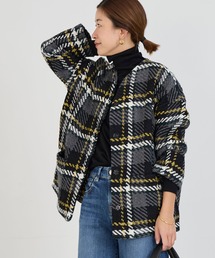 ノーカラージャケット（チェック柄）ファッション通販 - ZOZOTOWN