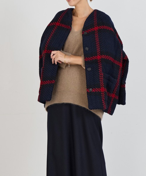 John branigan（ジョンブラニガン）の「【John Branigan】別注-ノーカラーVネックジャケット（ノーカラージャケット・レディース・レッド/イエロー・FREE）」の11枚目の写真