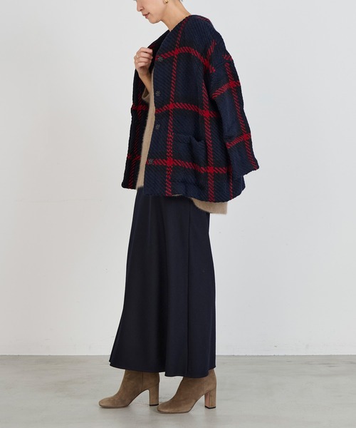 John branigan（ジョンブラニガン）の「【John Branigan】別注-ノーカラーVネックジャケット（ノーカラージャケット・レディース・レッド/イエロー・FREE）」の12枚目の写真