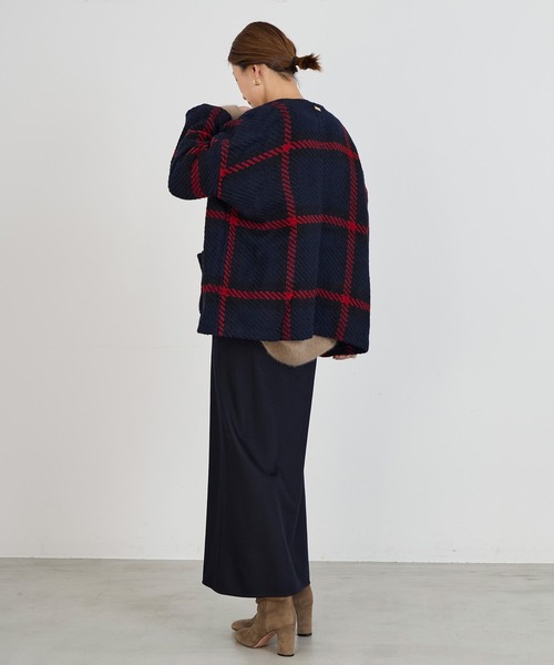 John branigan（ジョンブラニガン）の「【John Branigan】別注-ノーカラーVネックジャケット（ノーカラージャケット・レディース・レッド/イエロー・FREE）」の16枚目の写真