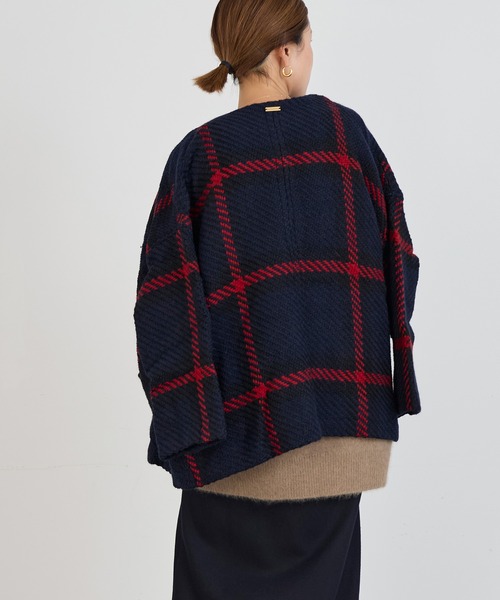 John branigan（ジョンブラニガン）の「【John Branigan】別注-ノーカラーVネックジャケット（ノーカラージャケット・レディース・レッド/イエロー・FREE）」の17枚目の写真