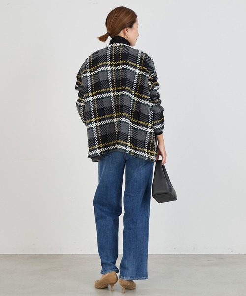 John branigan（ジョンブラニガン）の「【John Branigan】別注-ノーカラーVネックジャケット（ノーカラージャケット・レディース・レッド/イエロー・FREE）」の7枚目の写真