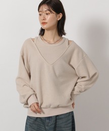 LAKOLE | レイヤードニットソー長袖 / 598891(ニット/セーター)