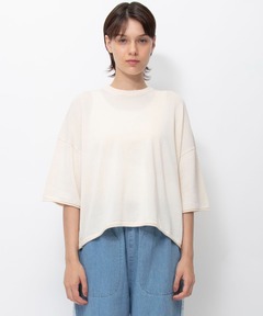 ドライコットンピグメントニットTシャツ