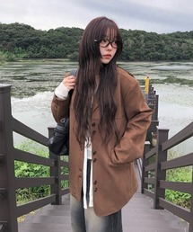 【新品未使用】aere アエレ　eco suede half coat スエード 完売品！【新品未使用】aere アエレ eco suede half coat - メルカリ