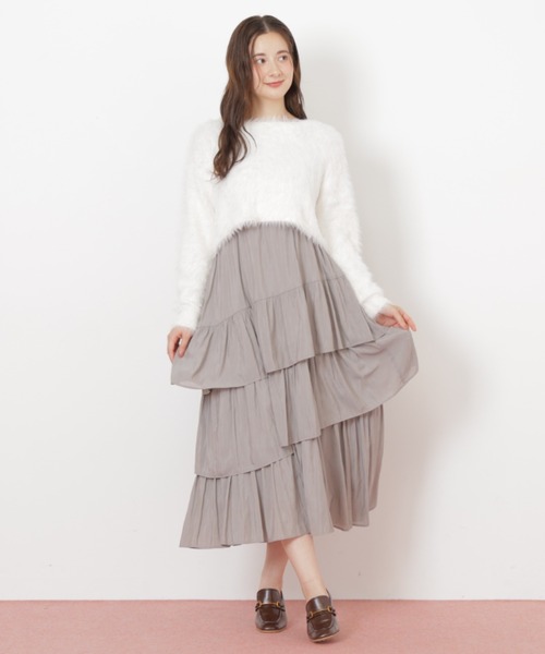 ◇キャミワンピースフェザーニットセット（ワンピース）｜JILL by JILL