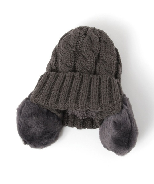 AD2013 ARCHIVE ボアファーニット帽 帽子 ビーニー AB スタービーニー