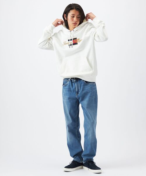 TOMMY HILFIGER（トミーヒルフィガー）の「【オンライン限定】ゴールドエンブロイダーフーディー（パーカー・メンズ・ブラック/ホワイト・SMALL/X-LARGE/MEDIUM/LARGE）」の18枚目の写真