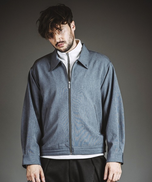 NO ID.(ノーアイディ)の「【NO ID.】Rib Half-Zip Big Pullover / テレコ ハーフ ジップ ビッグ プルオーバー(Tシャツ/カットソー・メンズ・ホワイト/グレー/ブラック・1/2)」の9枚目の写真