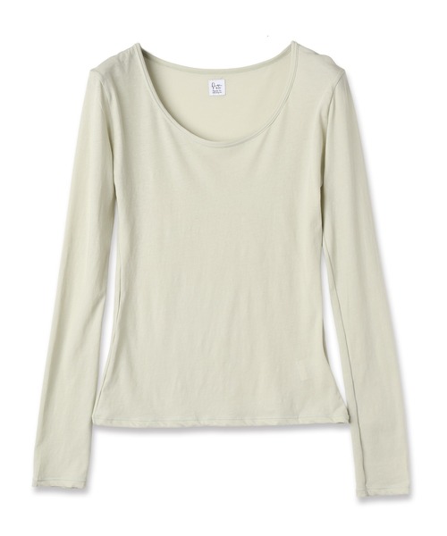 RYU(リュー)の「high twist jersey r-neck top(Tシャツ/カットソー・メンズ・ブラック/ミント・1/2)」の2枚目の写真