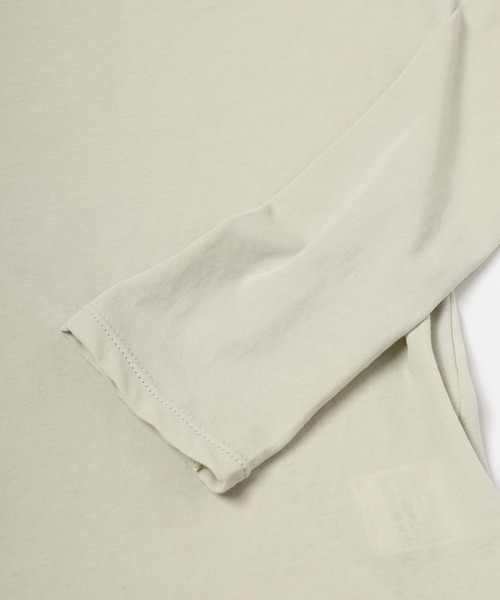 RYU(リュー)の「high twist jersey r-neck top(Tシャツ/カットソー・メンズ・ブラック/ミント・1/2)」の7枚目の写真