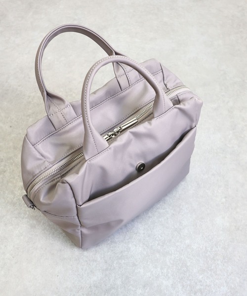 T・S・L(ティーエスエル)の「ギャザーポケット2WAYボストンバッグ(ボストンバッグ・レディース・グレー/ブラック/ベージュ・FREE)」の8枚目の写真