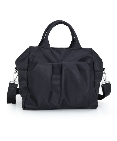 T・S・L(ティーエスエル)の「ギャザーポケット2WAYボストンバッグ(ボストンバッグ・レディース・グレー/ブラック/ベージュ・FREE)」の12枚目の写真