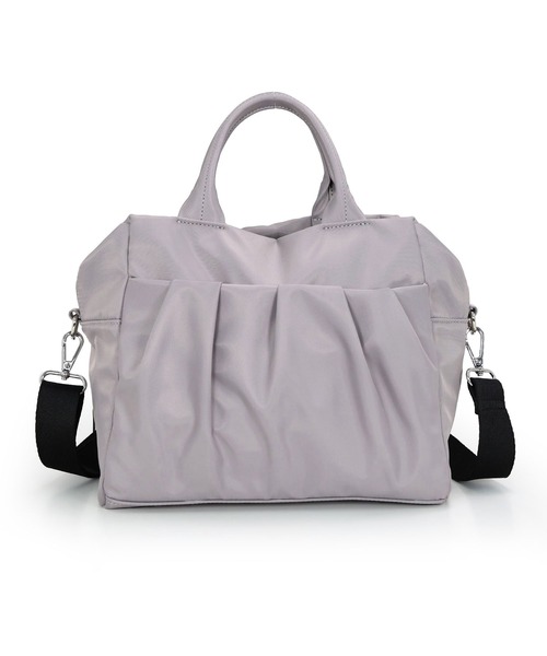 T・S・L(ティーエスエル)の「ギャザーポケット2WAYボストンバッグ(ボストンバッグ・レディース・グレー/ブラック/ベージュ・FREE)」の14枚目の写真