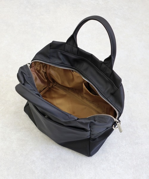 T・S・L(ティーエスエル)の「ギャザーポケット2WAYボストンバッグ(ボストンバッグ・レディース・グレー/ブラック/ベージュ・FREE)」の13枚目の写真