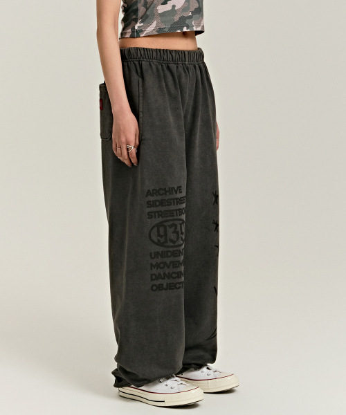 ARCHIVE BOLD（アーカイブボールド）の「939 DYED OBJECT SWEAT PANTS (CHARCOAL)（スウェットパンツ・メンズ・その他・SMALL/MEDIUM/LARGE）」の2枚目の写真
