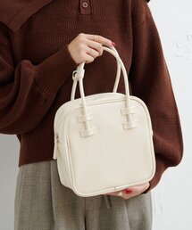 Kastane | 【一部店舗限定/レザー&スエード/4色展開】B スクエアベーシックBAG(ハンドバッグ)