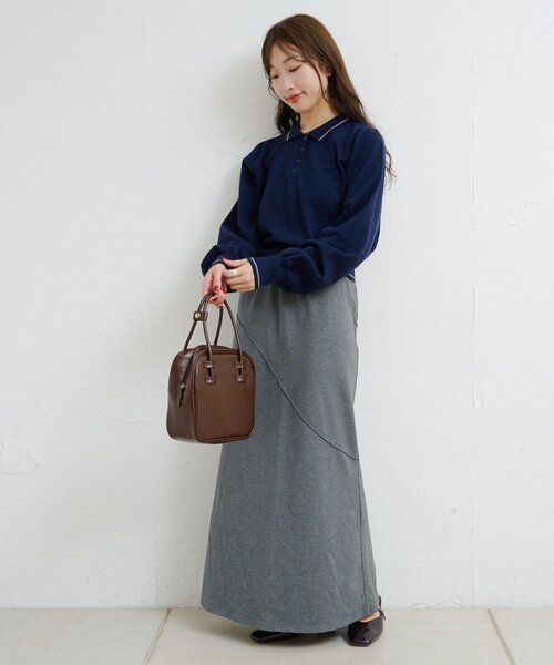 Kastane（カスタネ）の「【一部店舗限定/レザー&スエード/4色展開】B スクエアベーシックBAG（ハンドバッグ・レディース・ブラック/アイボリー/ブラウン/キャメル・FREE）」の18枚目の写真