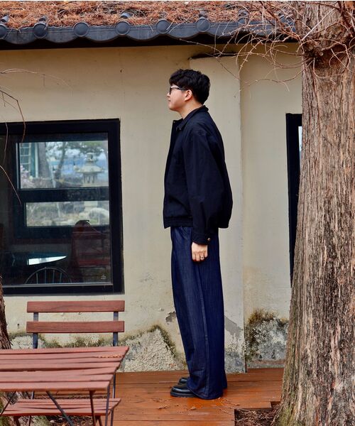 DNSR（ディーエヌエスアール）の「ベルト付きドレープスラックスインディゴ（その他パンツ・メンズ・その他・SMALL/MEDIUM/LARGE/X-LARGE）」の19枚目の写真