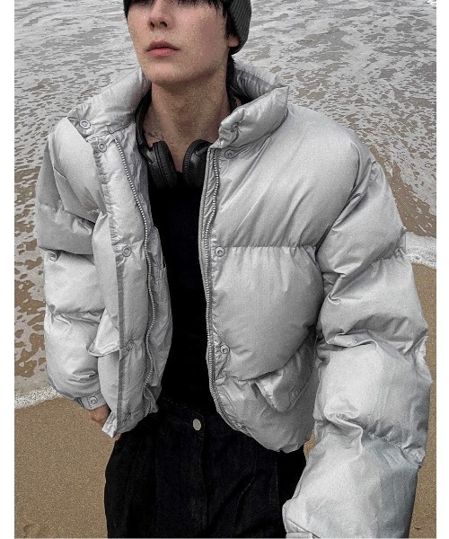 COSYHARU（コシハル）の「キオフコシハルパディングジャケット（ダウンジャケット/コート・メンズ・ブラック/グレー・FREE）」の6枚目の写真