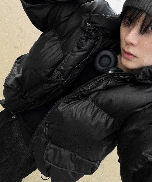 COSYHARU（コシハル）の「キオフコシハルパディングジャケット（ダウンジャケット/コート・メンズ・ブラック/グレー・FREE）」の9枚目の写真