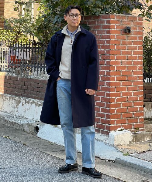 MUSINSA STANDARD(ムシンサスタンダード)の「KIPASストレートデニムパンツ【ライトインディゴ】(デニムパンツ・メンズ・その他・29/30/31/33/26/27/28/40/38/42/36/34/32)」の9枚目の写真