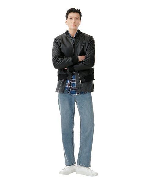MUSINSA STANDARD(ムシンサスタンダード)の「KIPASストレートデニムパンツ【ライトインディゴ】(デニムパンツ・メンズ・その他・29/30/31/33/26/27/28/40/38/42/36/34/32)」の18枚目の写真