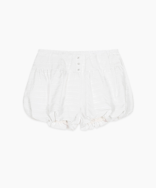 SINOON（シヌーン）の「[ビビジ オムジ 着用] Balloon Shorts (White)（その他パンツ・レディース・ホワイト・SMALL/MEDIUM）」の5枚目の写真