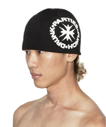 PUNCH DRUNK PARTIES（パンチドランクパーティーズ）の「Gyeolsoc Silicone Print Beanie (BLACK)（ニットキャップ/ビーニー）」