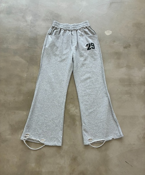 SHAGGIE(シャギー)の「ウォッシュ加工ワイドルーズスウェットパンツ(スウェットパンツ・レディース・グレー/チャコールグレー・FREE)」の21枚目の写真
