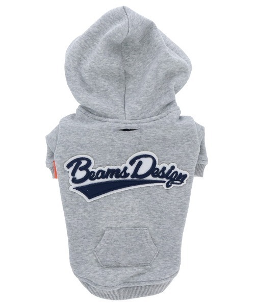 BEAMS DESIGN(ビームス デザイン)の「BEAMS DESIGN/スクリプトロゴパーカー(ペットウェア・メンズ・オレンジ/ネイビー/グレー・S/L/2L/3L/2M/XS/M)」の2枚目の写真