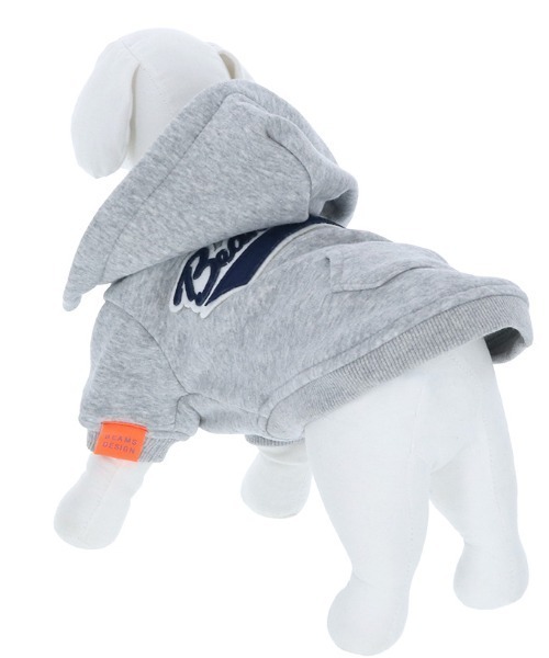 BEAMS DESIGN(ビームス デザイン)の「BEAMS DESIGN/スクリプトロゴパーカー(ペットウェア・メンズ・オレンジ/ネイビー/グレー・S/L/2L/3L/2M/XS/M)」の5枚目の写真