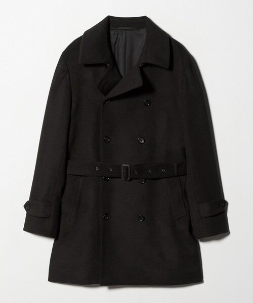 UNITED ARROWS(ユナイテッドアローズ)の「ウール カシミヤ ビーバー ショートトレンチコート(トレンチコート・メンズ・ダークグリーン/ネイビー・L/XL/M/S/XXL)」の5枚目の写真