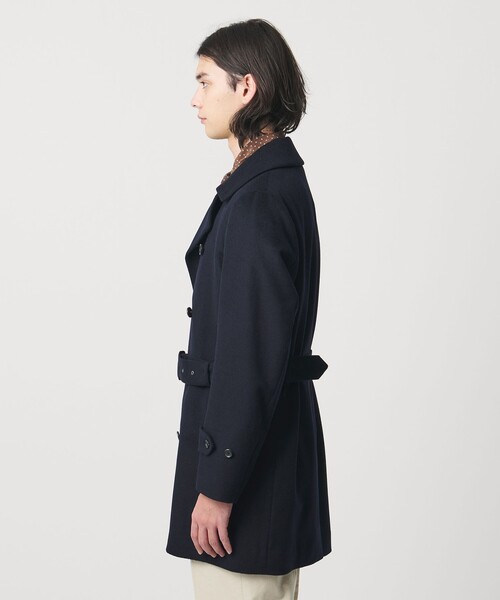 ウール カシミヤ ビーバー ショートトレンチコート（トレンチコート
