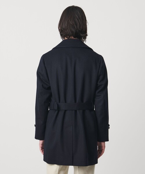 ウール カシミヤ ビーバー ショートトレンチコート（トレンチコート