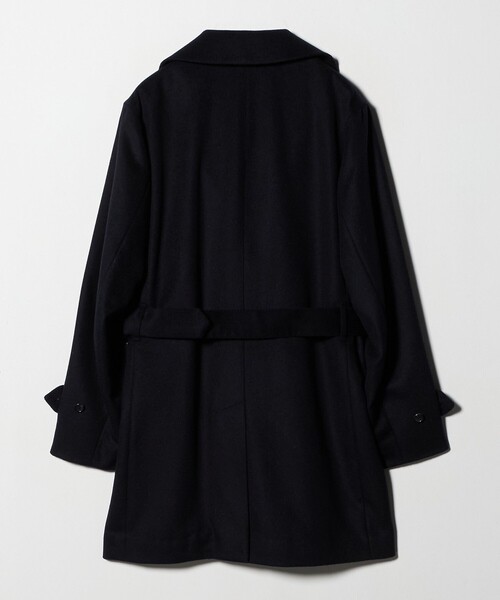 ウール カシミヤ ビーバー ショートトレンチコート（トレンチコート