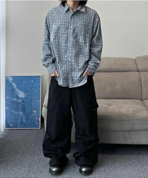 DIVEIN(ダイブイン)の「VERN CARGO PANTS V2 (BLACK)(その他パンツ・メンズ・ブラック・0/1/2)」の17枚目の写真