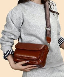 florist | 2WAY レザータッチフラップショルダーバッグ（500mlペットボトル収納可）(ショルダーバッグ)