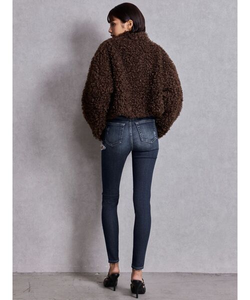 GYDA(ジェイダ)の「プードルフェイクファーコート(ブルゾン・レディース・アイボリー/ブラウン・FREE)」の11枚目の写真