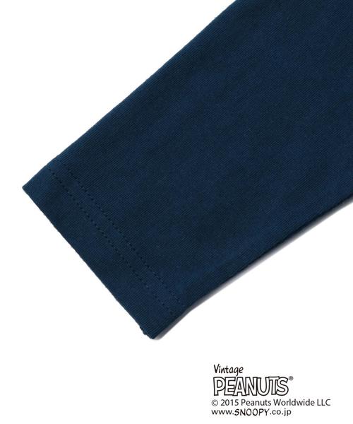 green label relaxing（グリーンレーベルリラクシング）の「【BABY】別注PEANUTS プリントTシャツ◆（Tシャツ/カットソー・キッズ・ネイビー/ライトグレー/マスタード・75cm/85cm）」の6枚目の写真