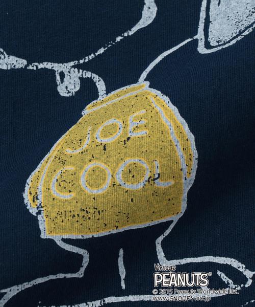 green label relaxing（グリーンレーベルリラクシング）の「【BABY】別注PEANUTS プリントTシャツ◆（Tシャツ/カットソー・キッズ・ネイビー/ライトグレー/マスタード・75cm/85cm）」の8枚目の写真