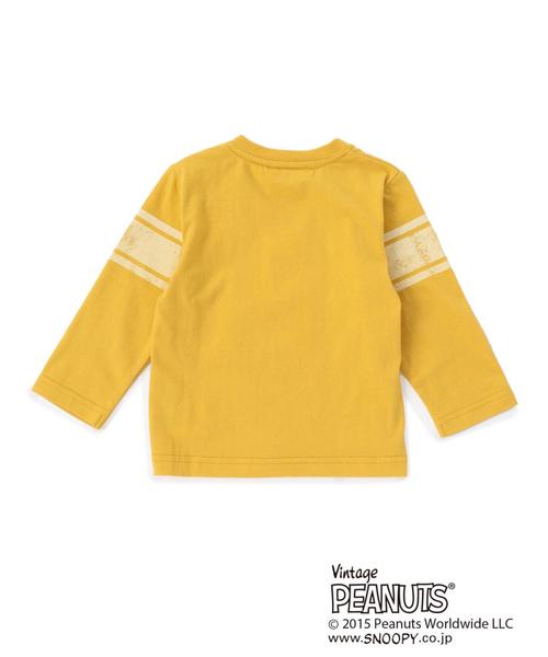 green label relaxing（グリーンレーベルリラクシング）の「【BABY】別注PEANUTS プリントTシャツ◆（Tシャツ/カットソー・キッズ・ネイビー/ライトグレー/マスタード・75cm/85cm）」の9枚目の写真