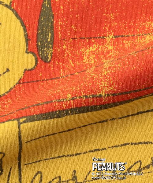 green label relaxing（グリーンレーベルリラクシング）の「【BABY】別注PEANUTS プリントTシャツ◆（Tシャツ/カットソー・キッズ・ネイビー/ライトグレー/マスタード・75cm/85cm）」の10枚目の写真