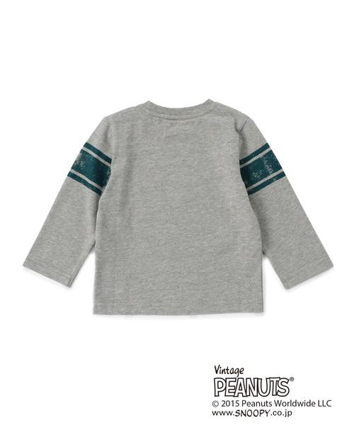 green label relaxing（グリーンレーベルリラクシング）の「【BABY】別注PEANUTS プリントTシャツ◆（Tシャツ/カットソー・キッズ・ネイビー/ライトグレー/マスタード・75cm/85cm）」の11枚目の写真